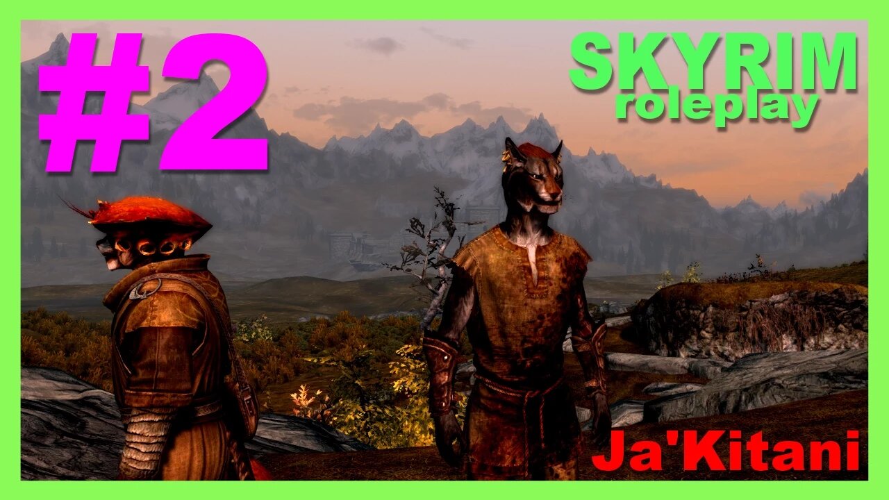 Skyrim part 2 - Mudcrab Disciples - Roleplay series 3 - Ja'Kitani the Mad Khajiit