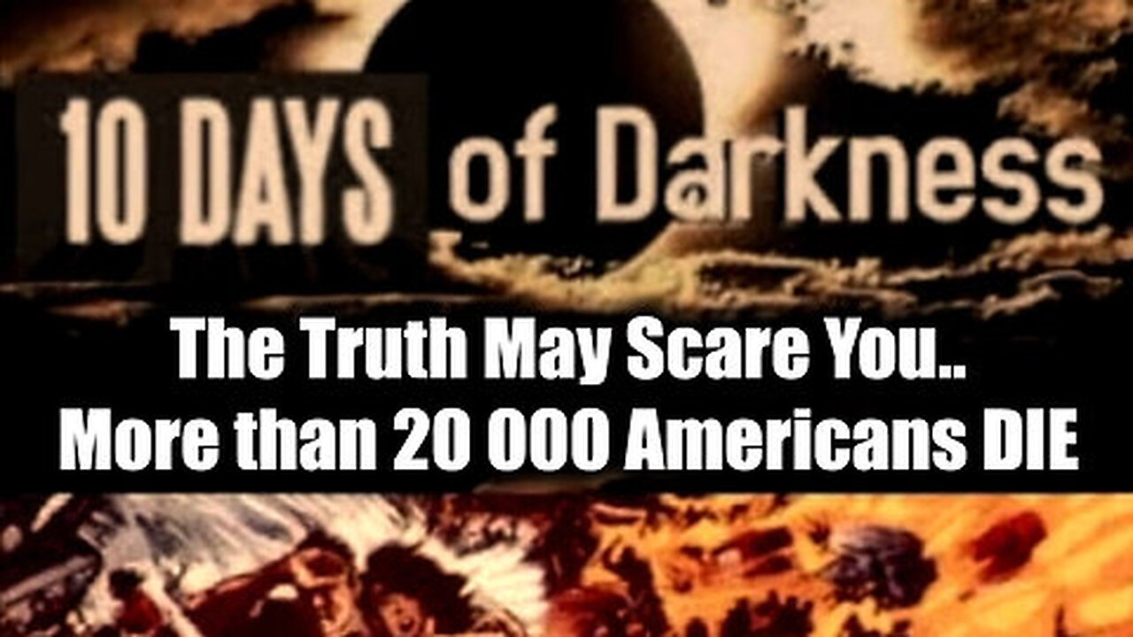 The Truth May Scare You.. More than 20 000 Americans DIE