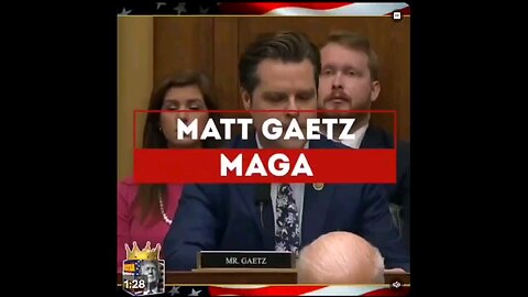 Here is Trump's nominee for Attorney General Matt Gaetz here's Matt and FBI director Christopher Ray