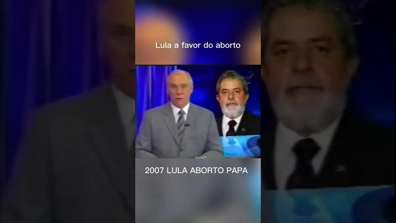 LULA A FAVOR DO 4BORT0