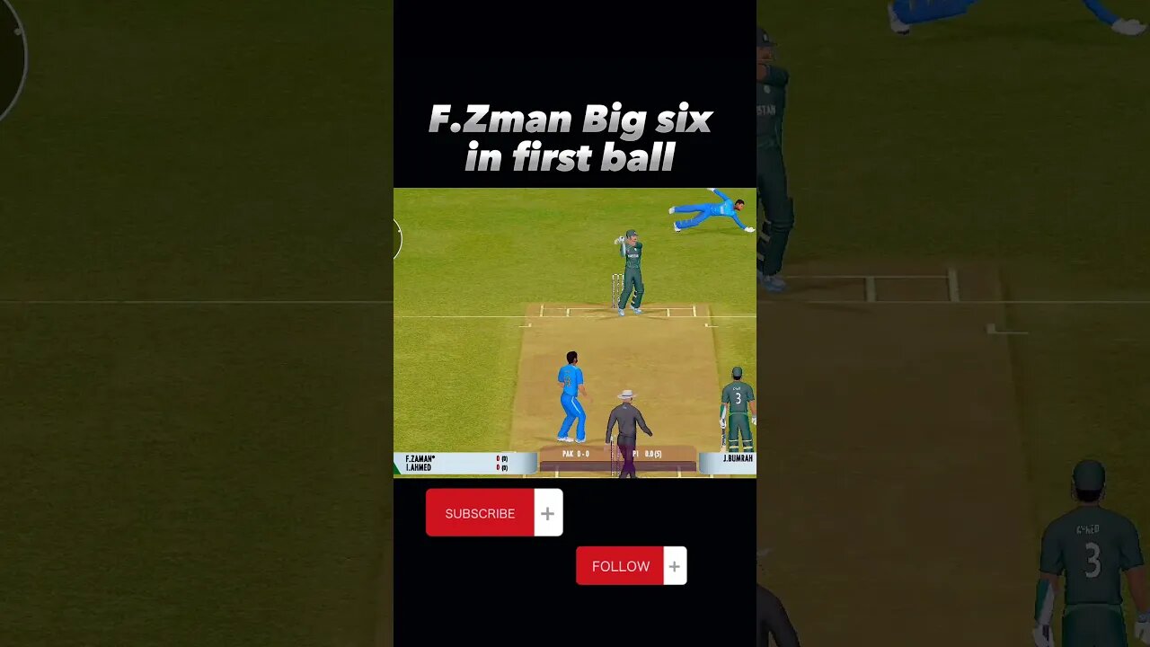 FIRST BALL BIG SIX #cricket #realcricket #cricketgame #ipl #cricketing #cricketmatch #games