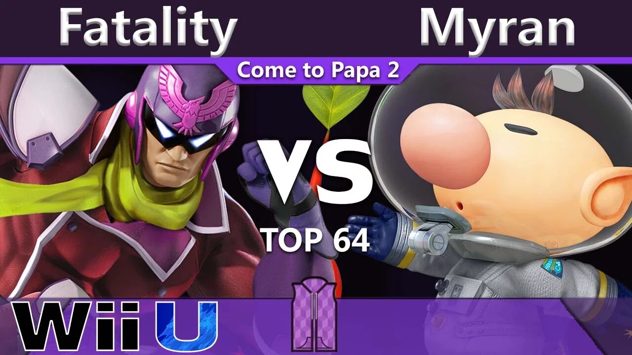 Fatality (C. Falcon) vs. Myran (Olimar) - Wii U Top 64 - CTP2