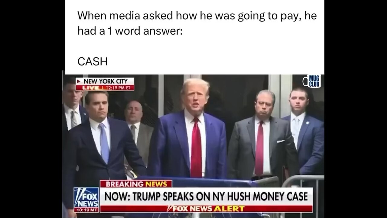 Trumps Answer Regarding Bond Payment