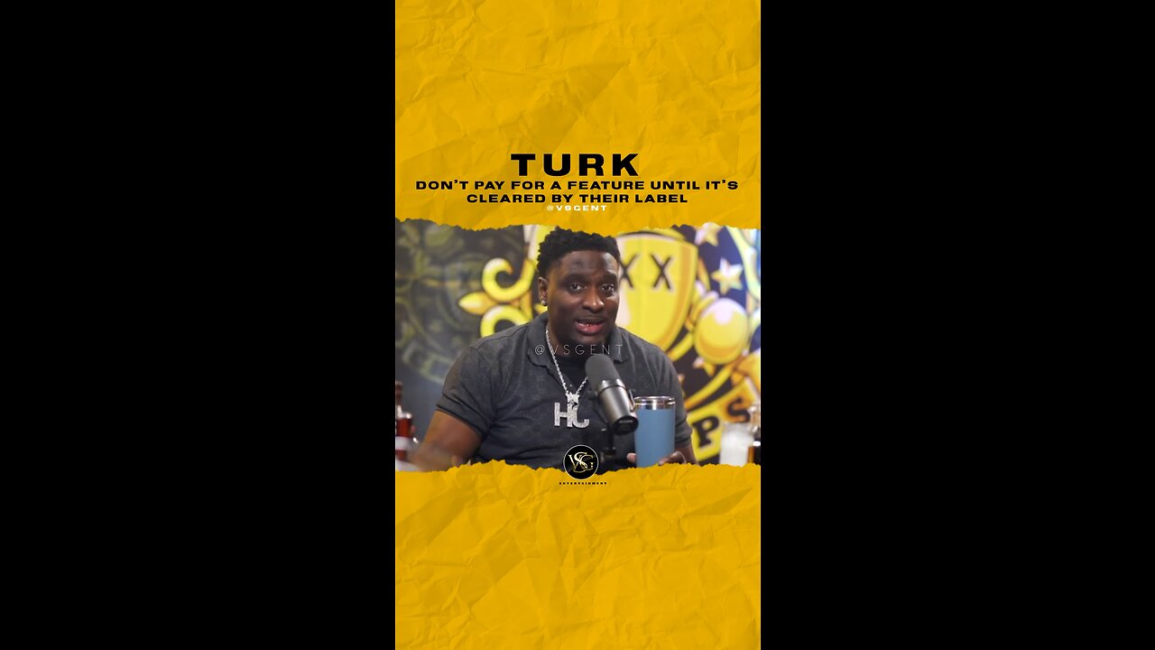 #turk Don’t pay for a feature until its cleared by the artists label 🎥 @drinkchamps