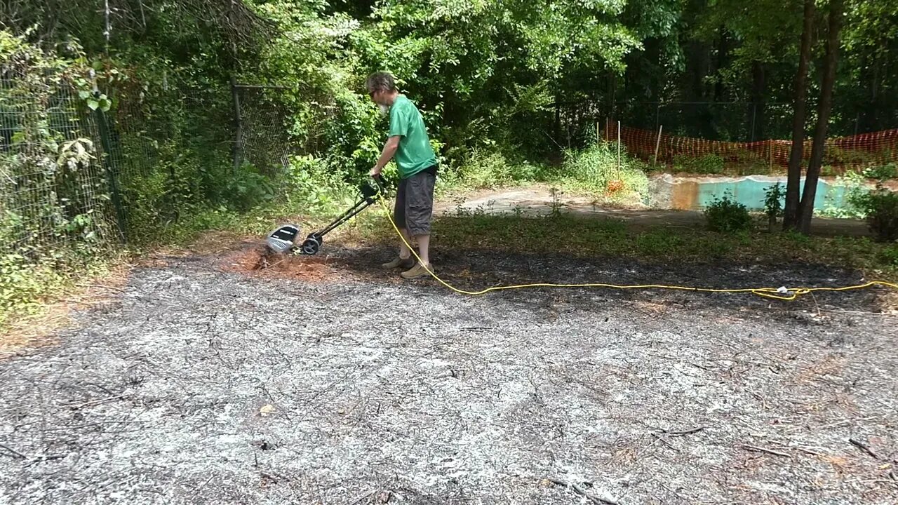 First Garden, Breaking Ground with the Earthwise TC70016