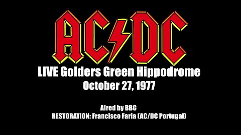 AC/DC Live at Golders Green Hippodrome, London, October 27, 1977