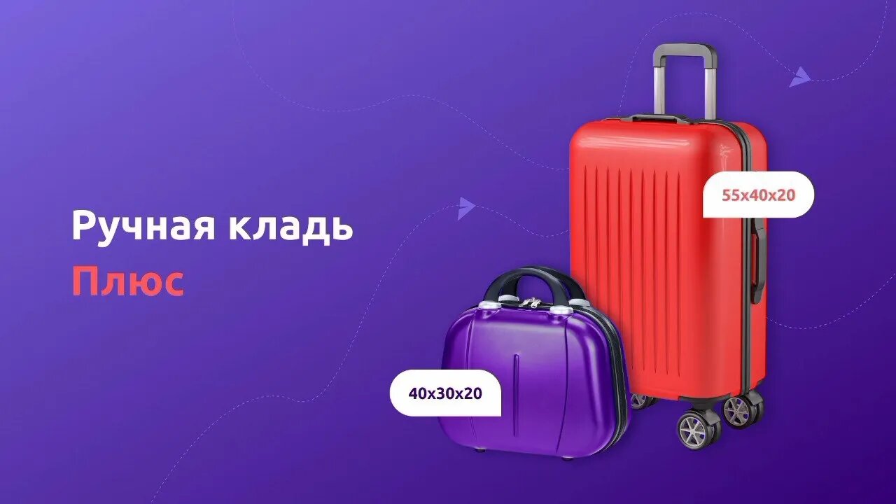 Мы запустили новую дополнительную услугу «Ручная кладь Плюс» 🥳