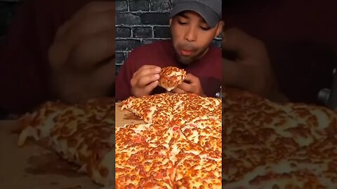 Satisfying Pizza Mukbang #asmr #mukbang