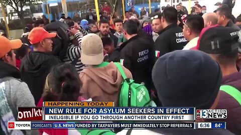 New rule in effect for asylum seekers