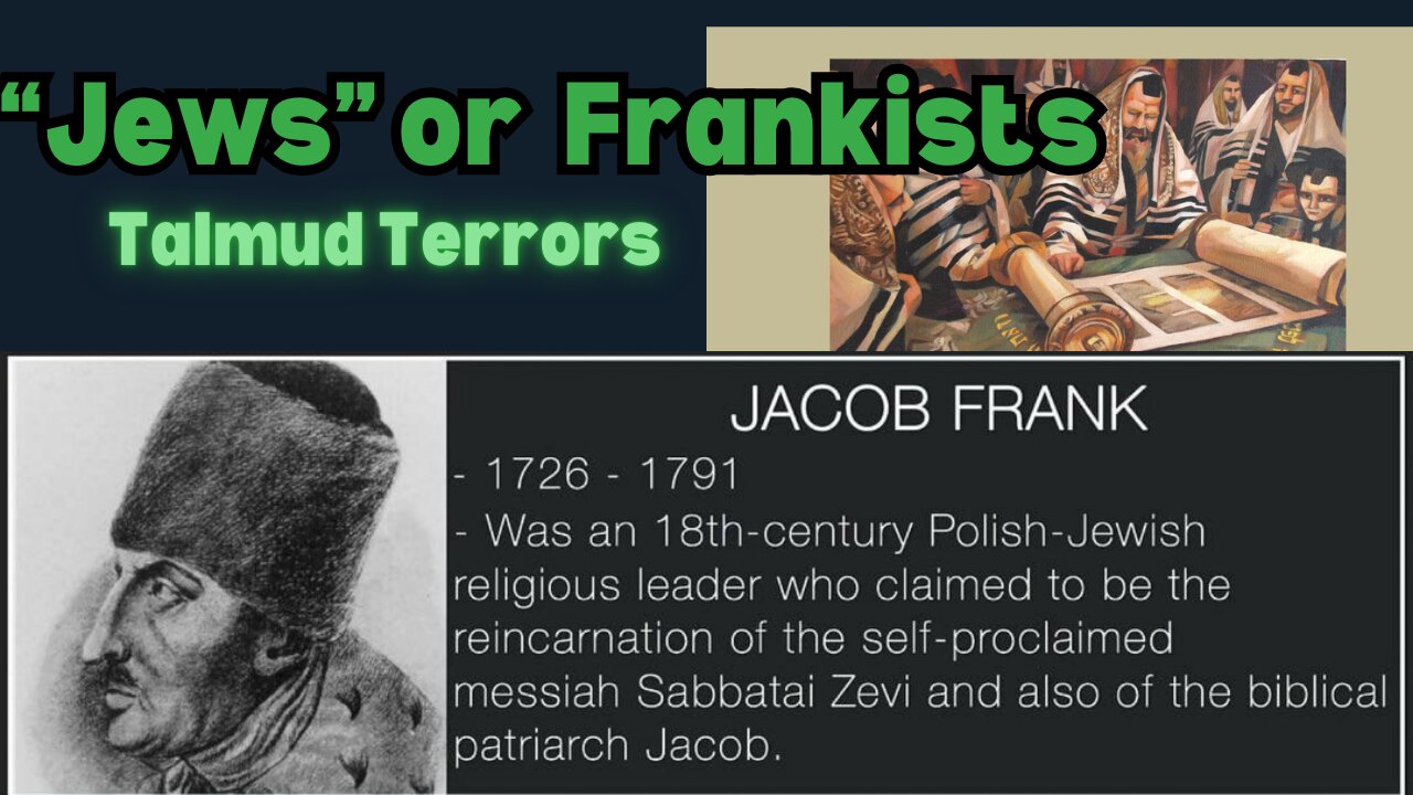 Frankist Jewish Imposters, The Bible, Mossad and the fight between GOOD and evil.