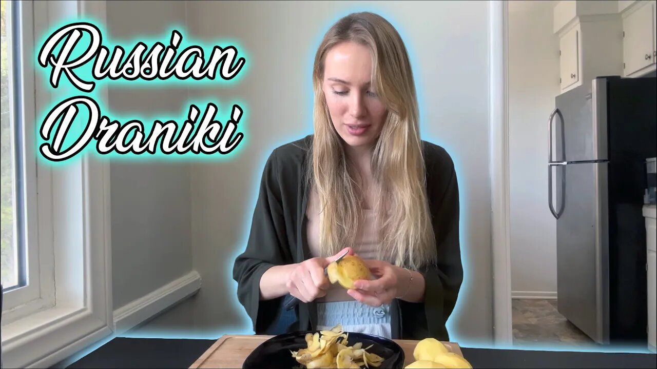 Russian Girl Shows You How to Make Draniki (Russian Hash Browns)!