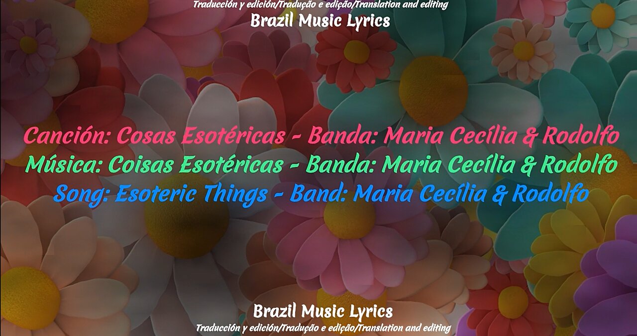 Brazilian Music: Esoteric Things - Band: Maria Cecília & Rodolfo