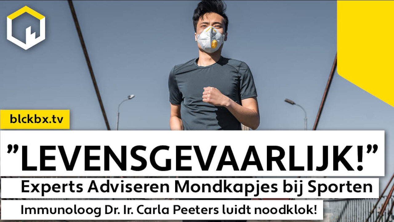 Dit kan fataal aflopen!, zegt Immunoloog. Experts Adviseren Mondkapjes bij Sporten. (ENG subtitles)