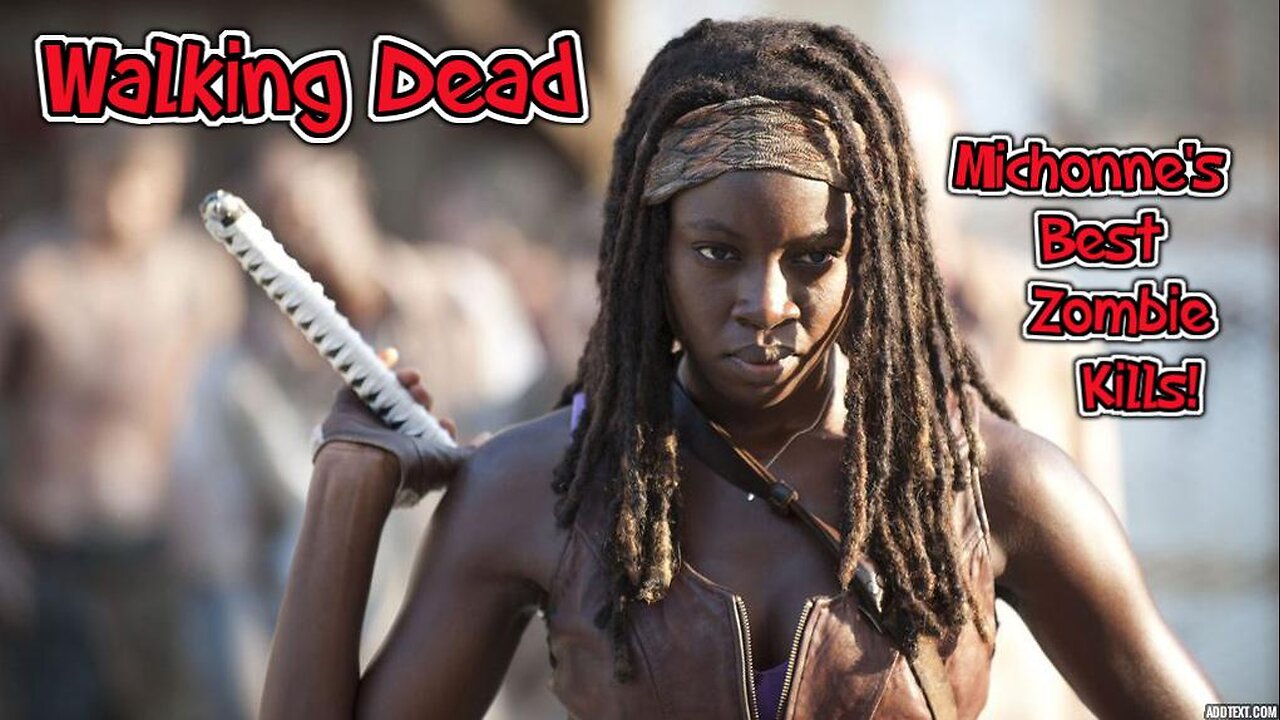 WALKING DEAD: MICHONNE'S BEST ZOMBIE KILLS!