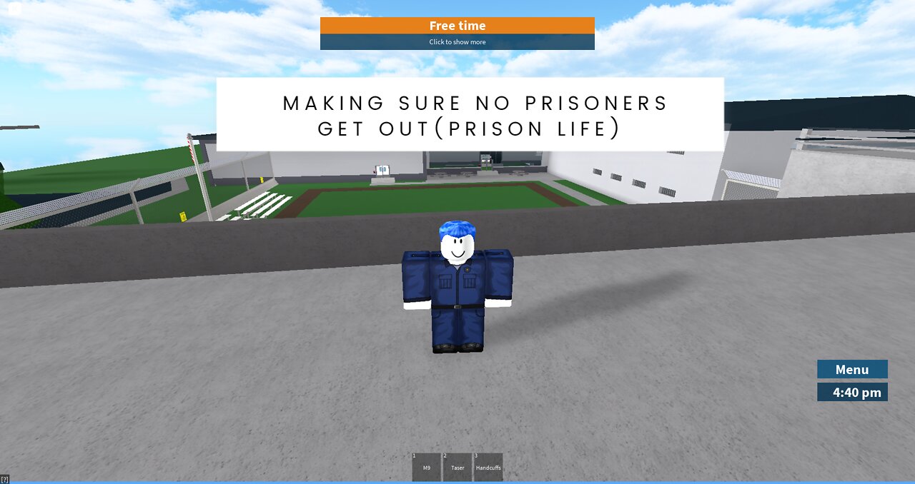 Roblox playing prison life again (police mode)