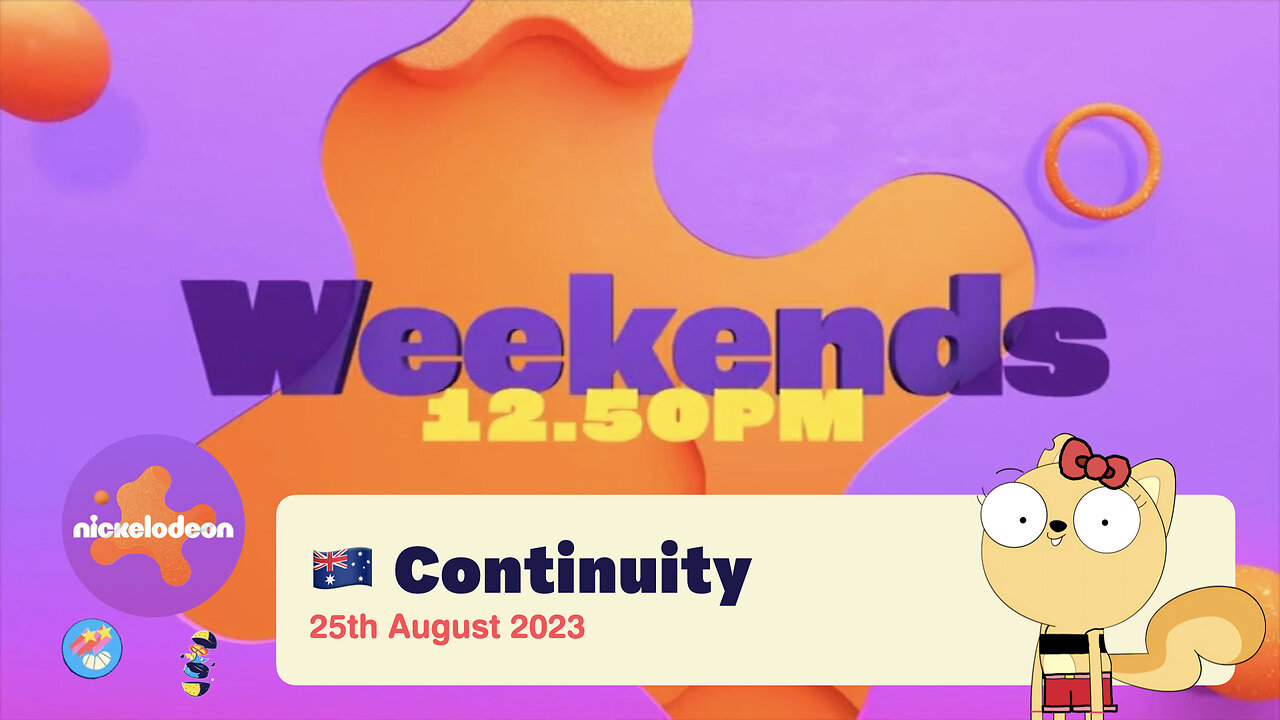 Nickelodeon (Australia) - Adverts and Continuity (25th August 2023)