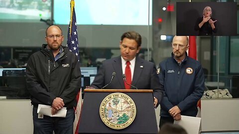 Ron DeSantis -All hands on deck as FLA prepares for Cat 5 Hurricane Milton