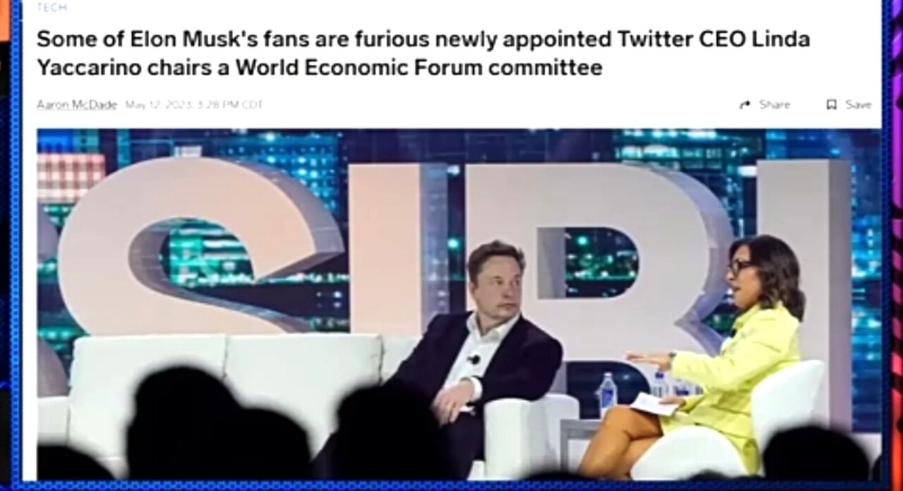 ELON MUSK BETRAYS FREE SPEECH, JOINS WEF & MUST FIRE HIS CEO AT X IMMEDIATELY! ⚔️