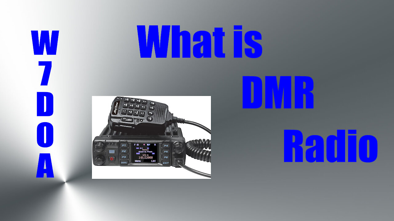 Part 1: Intro to DMR for ham radio