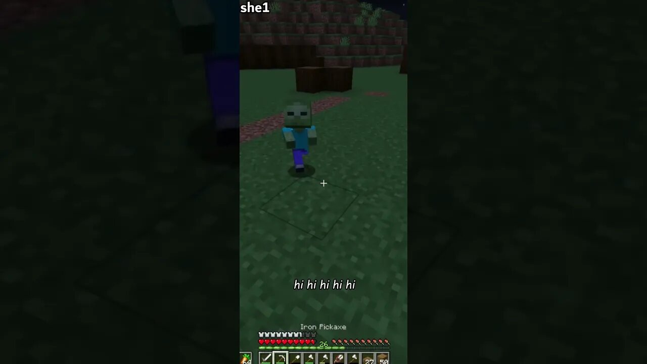 there is a baby zombie