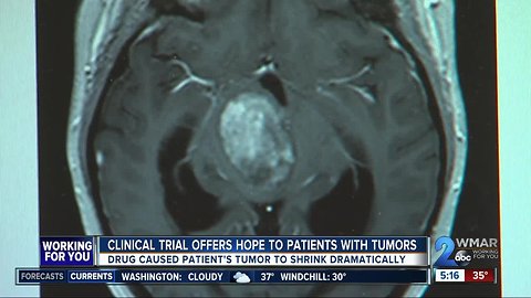 Clinical trial at Johns Hopkins shows promise for kids diagnosed with certain type of tumor