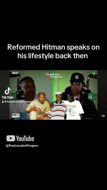Reformed Hitman speaks on his lifestyle back then