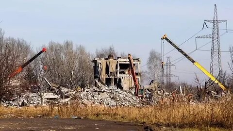 Reuters published footage from Makeyevka