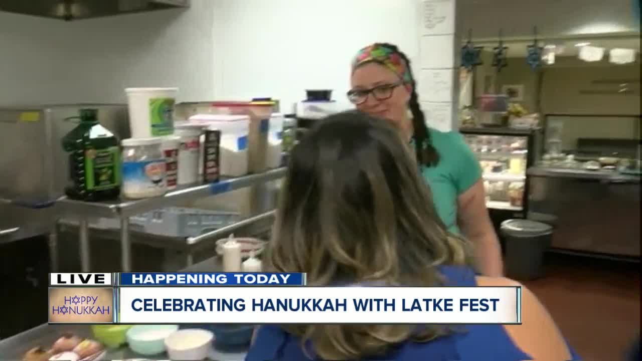 Learning about Hanukkah through latkes