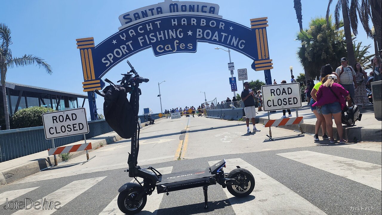 🛴💨💯🤙Electric Scooter Tour: Santa Monica California...3rd St Promenade•Ocean Blvd😎Hype Version