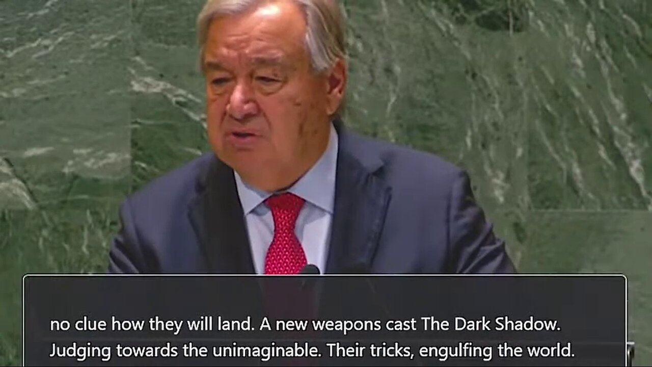 UN General Secretary openly SHAMES Israel in front of ALL Members