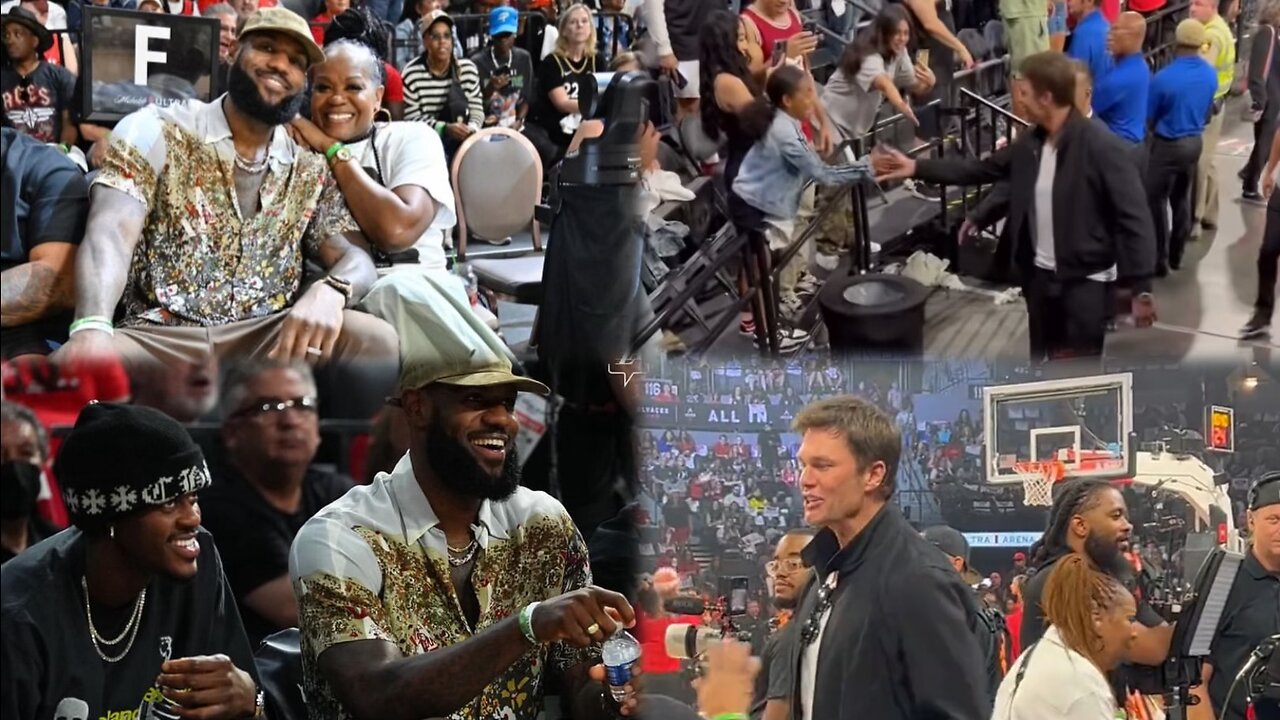 LeBron James spotted courtside of Game 1 of the WNBA Finals along with Sheryl Swoopes