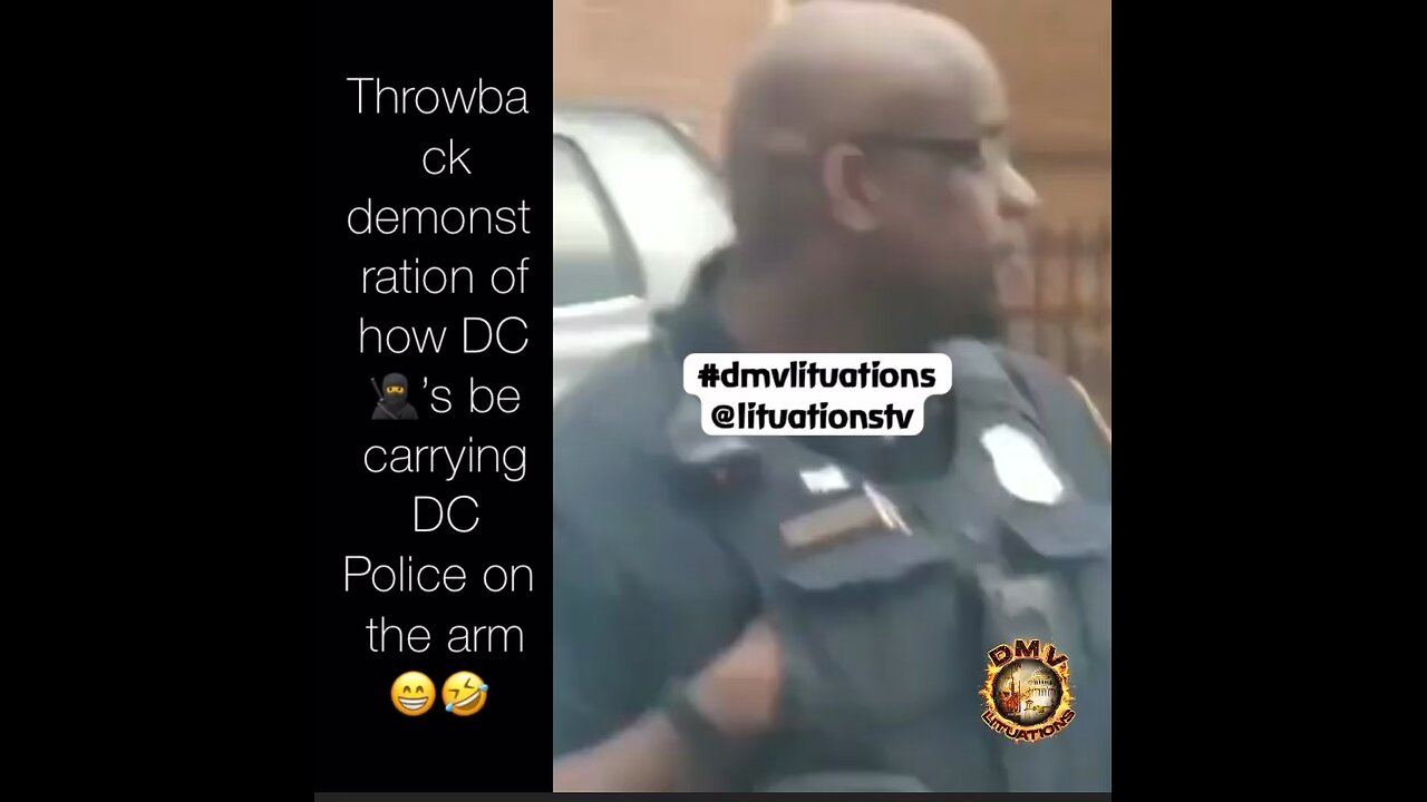 How DC 🥷’s be carrying the police 👮 right on they back