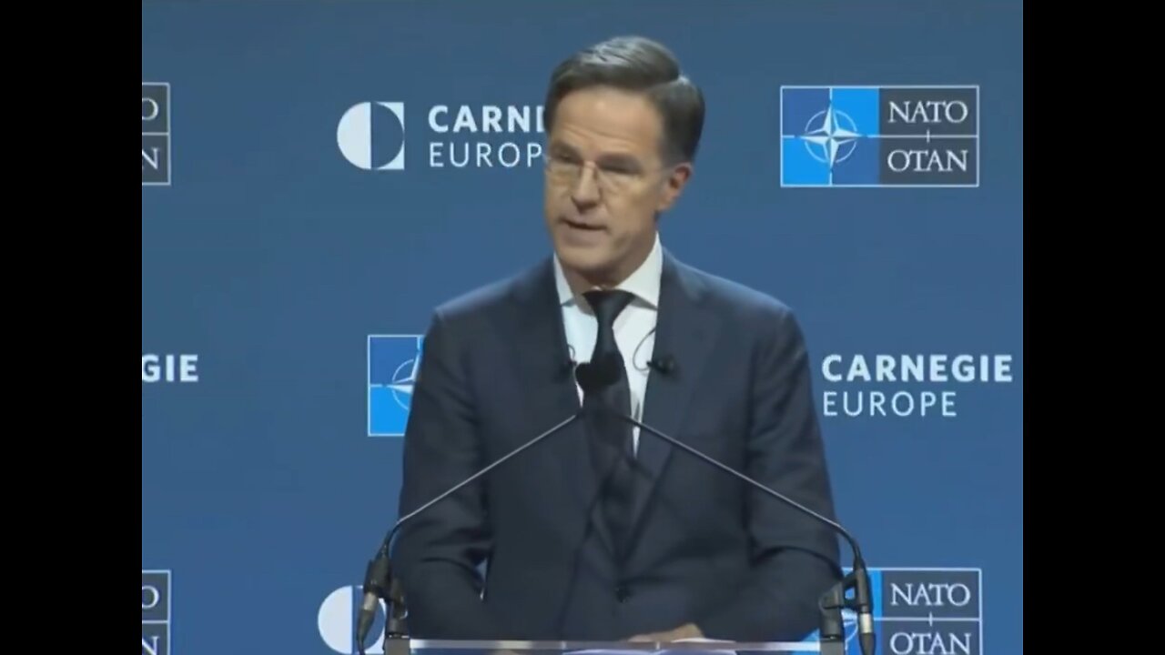 NATO Secretary General Mark Rutte: “Its time to shift to a wartime mindset” He’s evil…