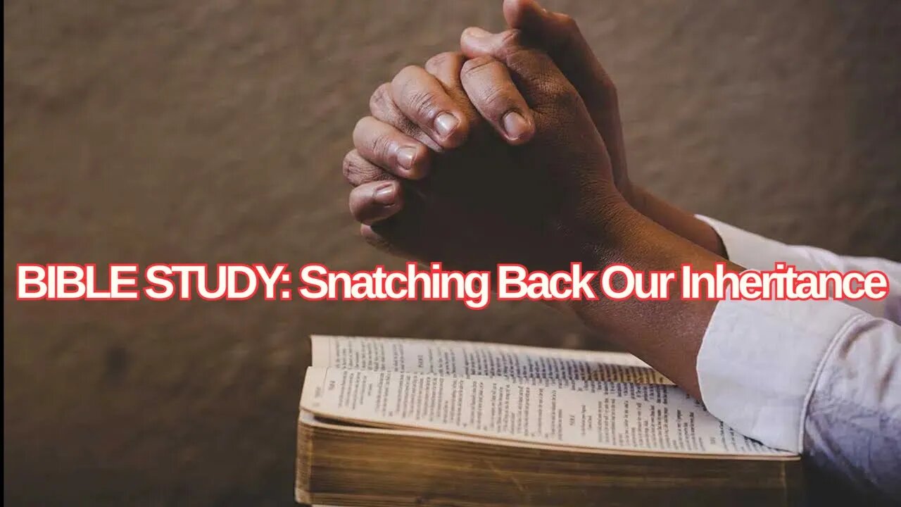 Bible Study: Snatching Back Our Inheritance