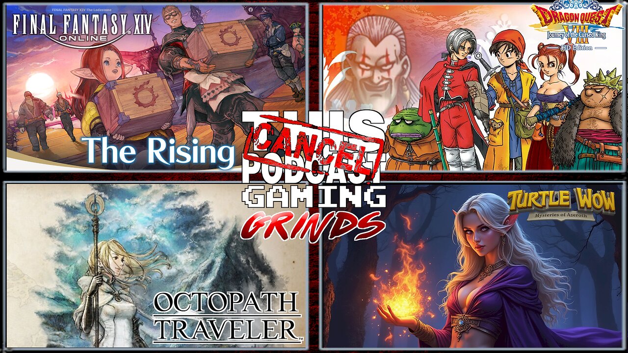 Saturday Night Grindstream: Final Fantasy XIV & Dragon Quest VIII