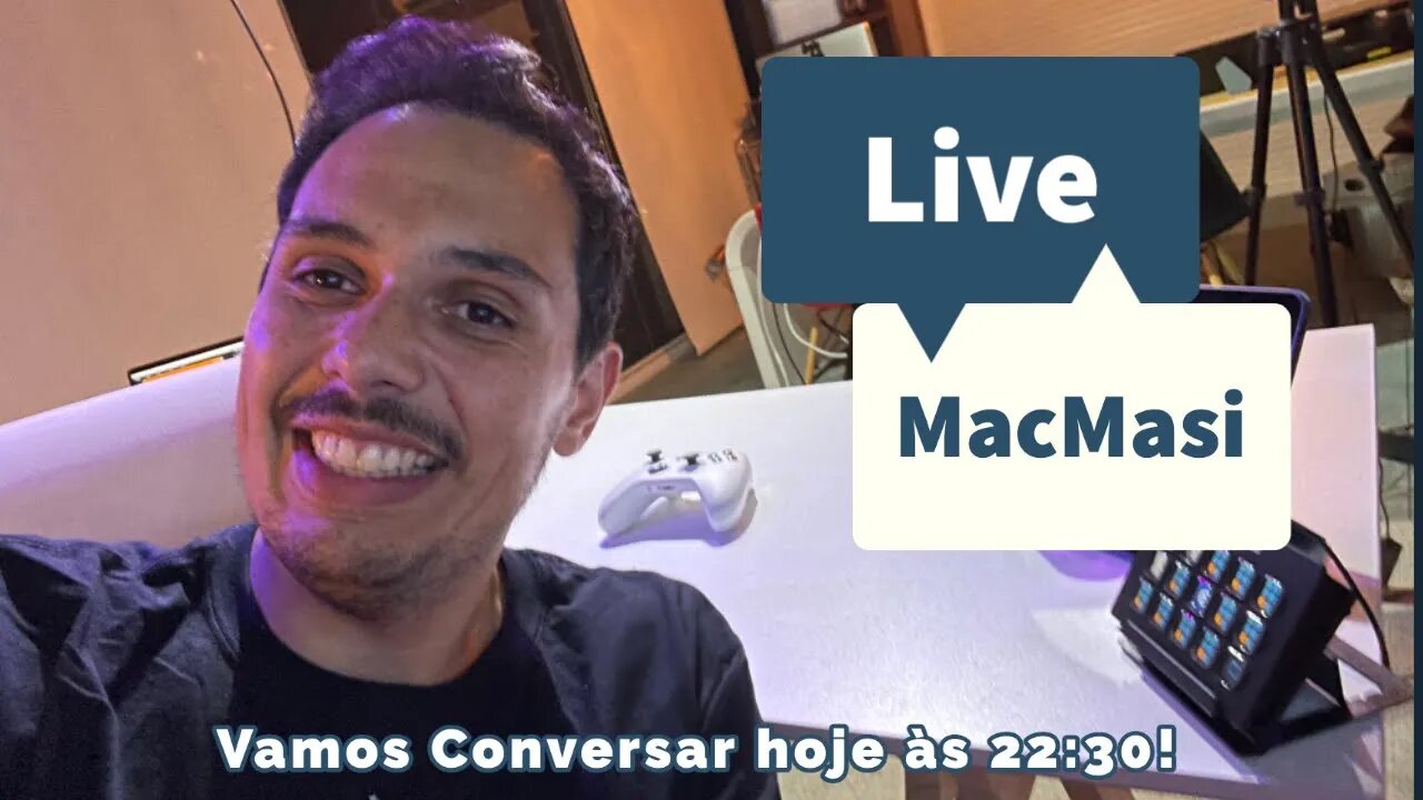 Primeira Live de 2023! Apple Vision Pro e Bate Papo com a Galera.