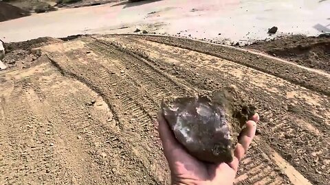 New Top Dressing w/ MORE Rocks / Broken Concrete/ Asphalt in my Yard. Road Construction Project