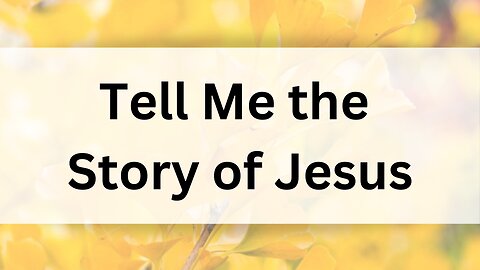 Tell Me the Story of Jesus | Hymn Arrangement | Instrumental Piano