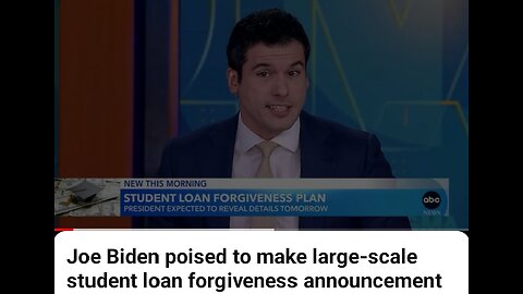 Joe Biden poised to make large-scale student loa forgiveness announcement
