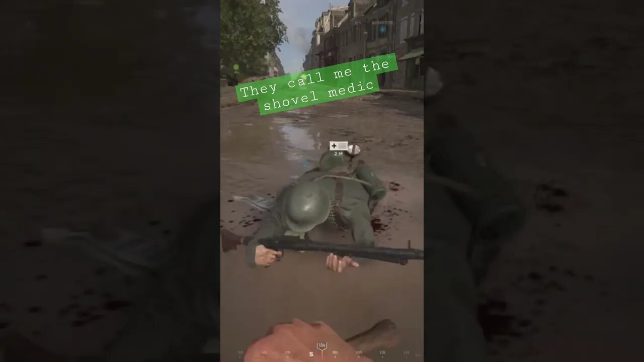 They call me the shovel medic