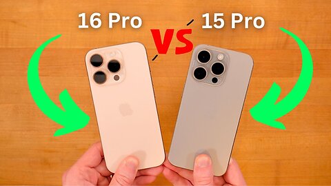 iPhone 16 Pro vs iPhone 15 Pro SIZE DIFFERENCE! // Don't Make A Mistake! // FULL Comparison!