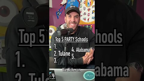 Guessing the TOP 5 PARTY SCHOOLS in the US! #shorts #party #college