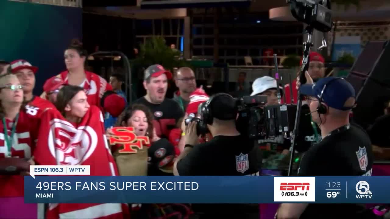 Local 49ers fans get Super Bowl ready