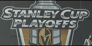 Fans enjoy pregame festivities before Golden Knights game