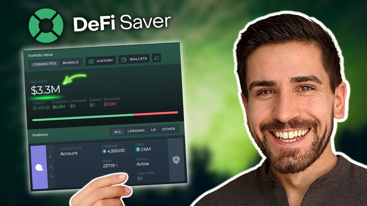 DeFi Portfolio über eine Plattform managen | DeFi Saver Tutorial 💡