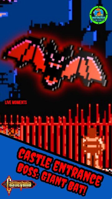 THE MOST ICONIC INTRO IN GAMING + GIANT BAT BOSS - Castlevania Live Shorts #castlevania #bossbattle