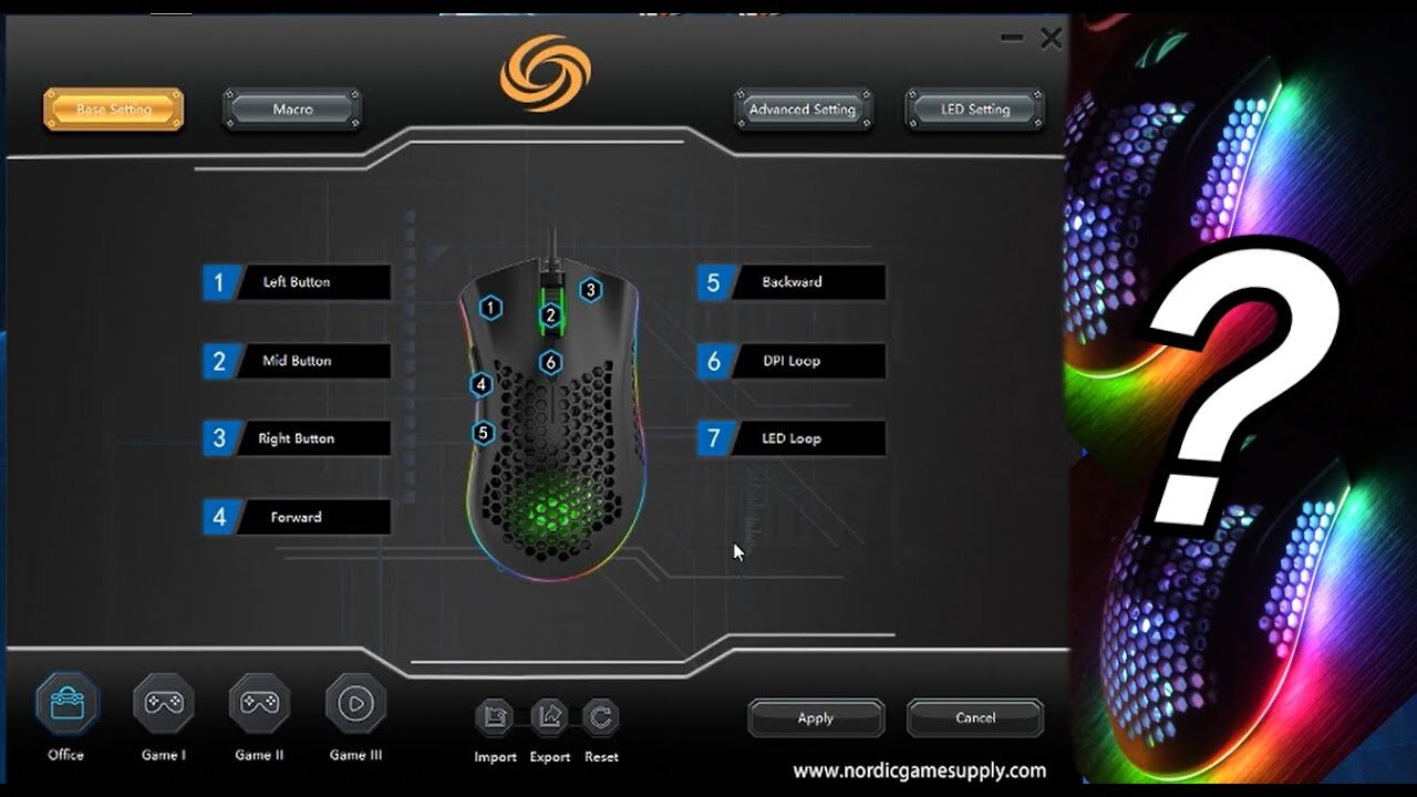 How to Install 𝗡𝗢𝗦 𝗠-𝟲𝟱𝟬 𝗨𝗹𝘁𝗿𝗮𝗹𝗶𝗴𝗵𝘁 𝗚𝗮𝗺𝗶𝗻𝗴 𝗠𝗼𝘂𝘀𝗲 Software/App for Changing RGB Light Colors