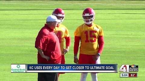 KC uses every day to get closer to ultimate goal