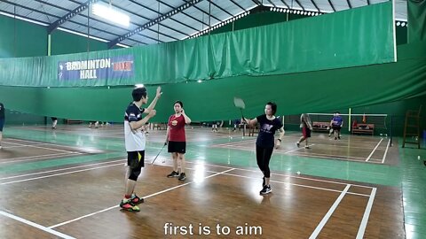 Training Beginners to Hit a Good Smash Shot featuring Nathanael Abednego (Eng Subs) #badminton