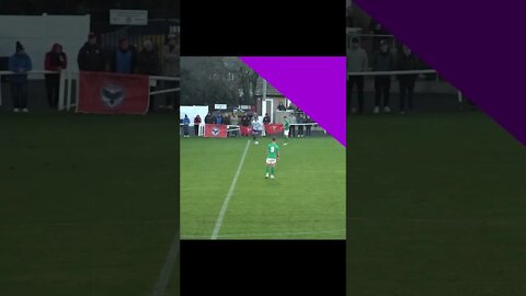 Funny Moment During Non League Football (FA Vase) Game! | Player Falls Over Taking Freekick #shorts